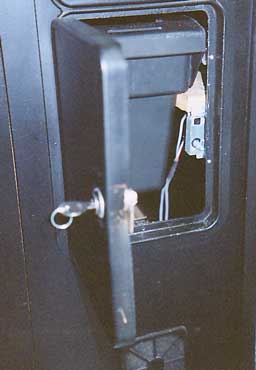 Coin Door and Power/Reset Switches